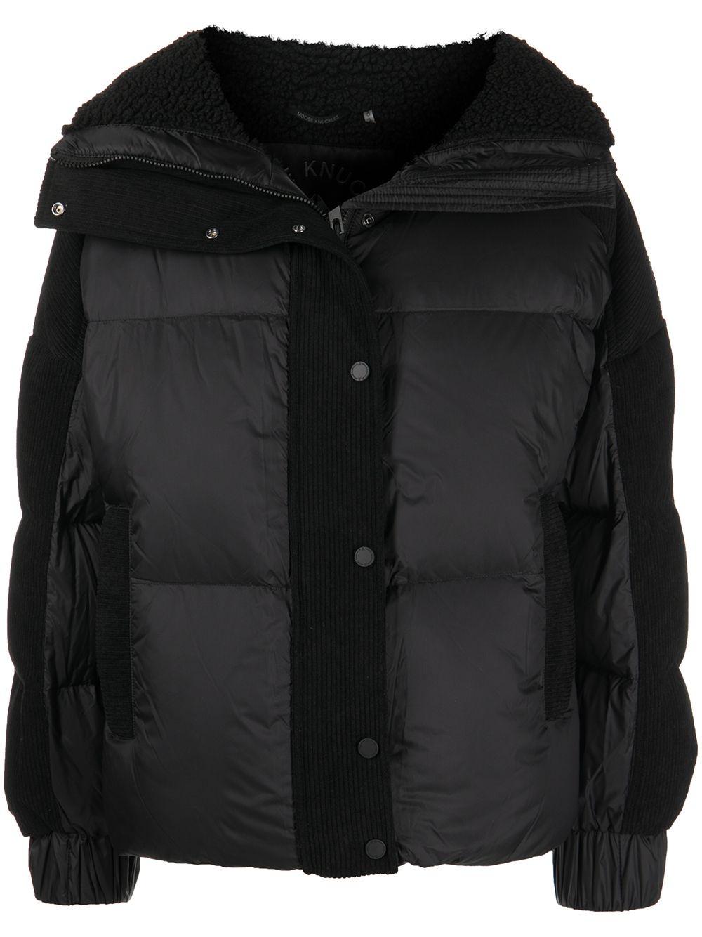 Elmira corduroy-panel puffer jacket - 1