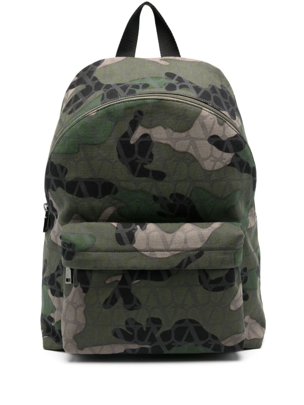 camouflage canvas backpack - 1