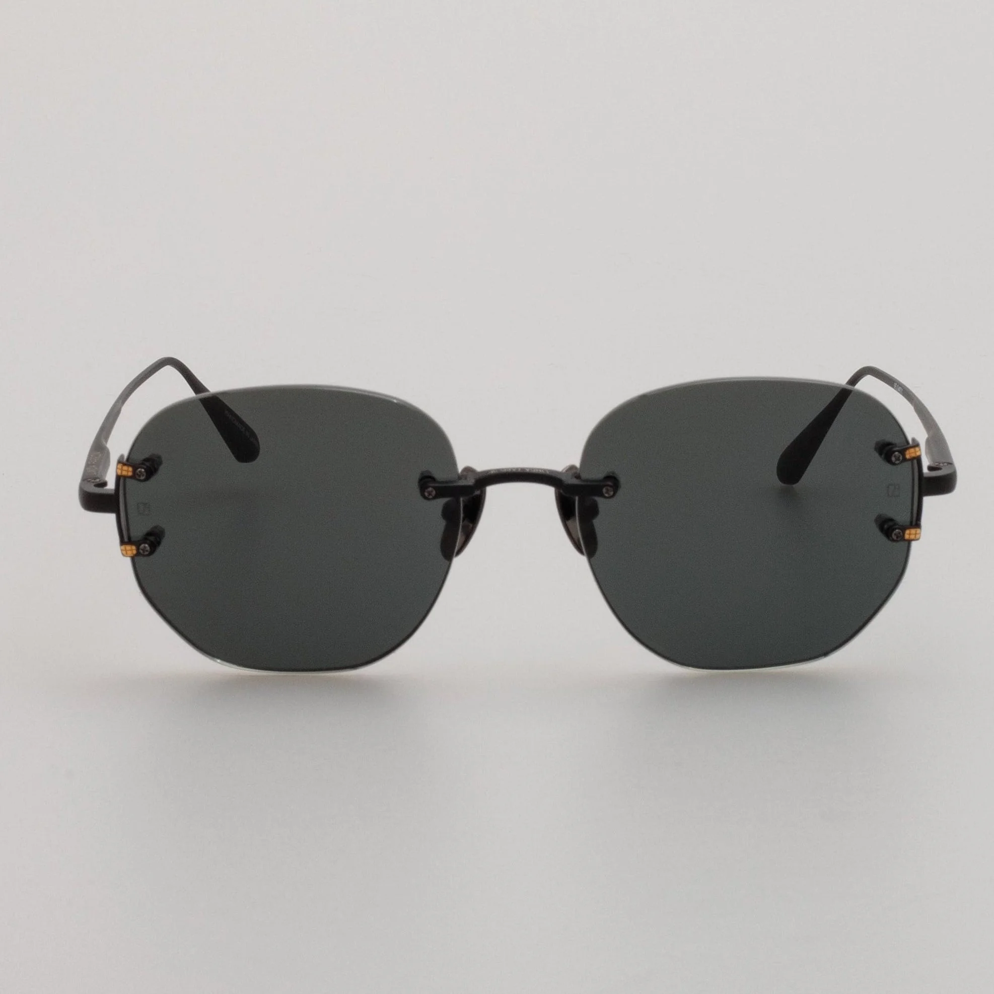 MEN'S SANDOR ANGULAR SUNGLASSES IN MATT NICKEL - 1