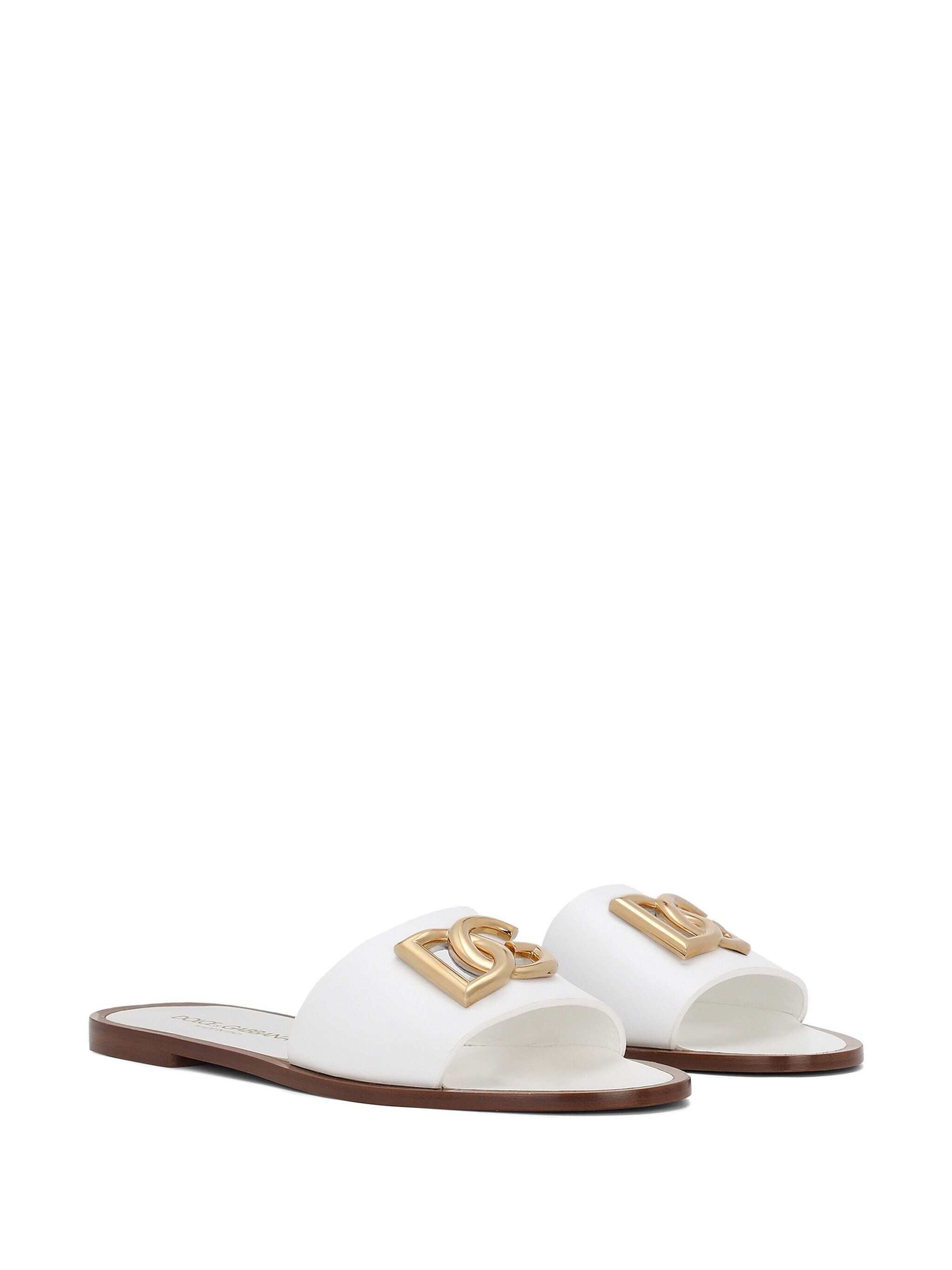 DG-logo leather sandals - 2