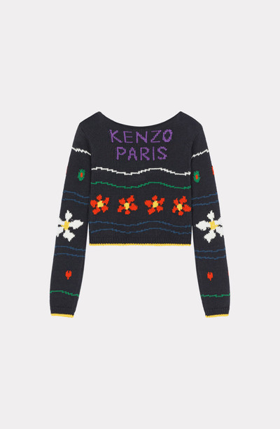 KENZO 'KENZO Pixel' cropped jumper outlook