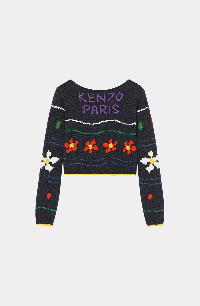 KENZO 'KENZO Pixel' cropped jumper outlook