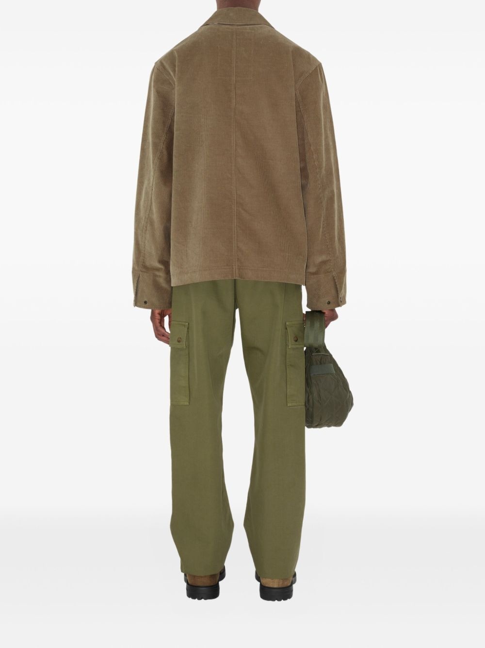 corduroy shirt jacket - 3