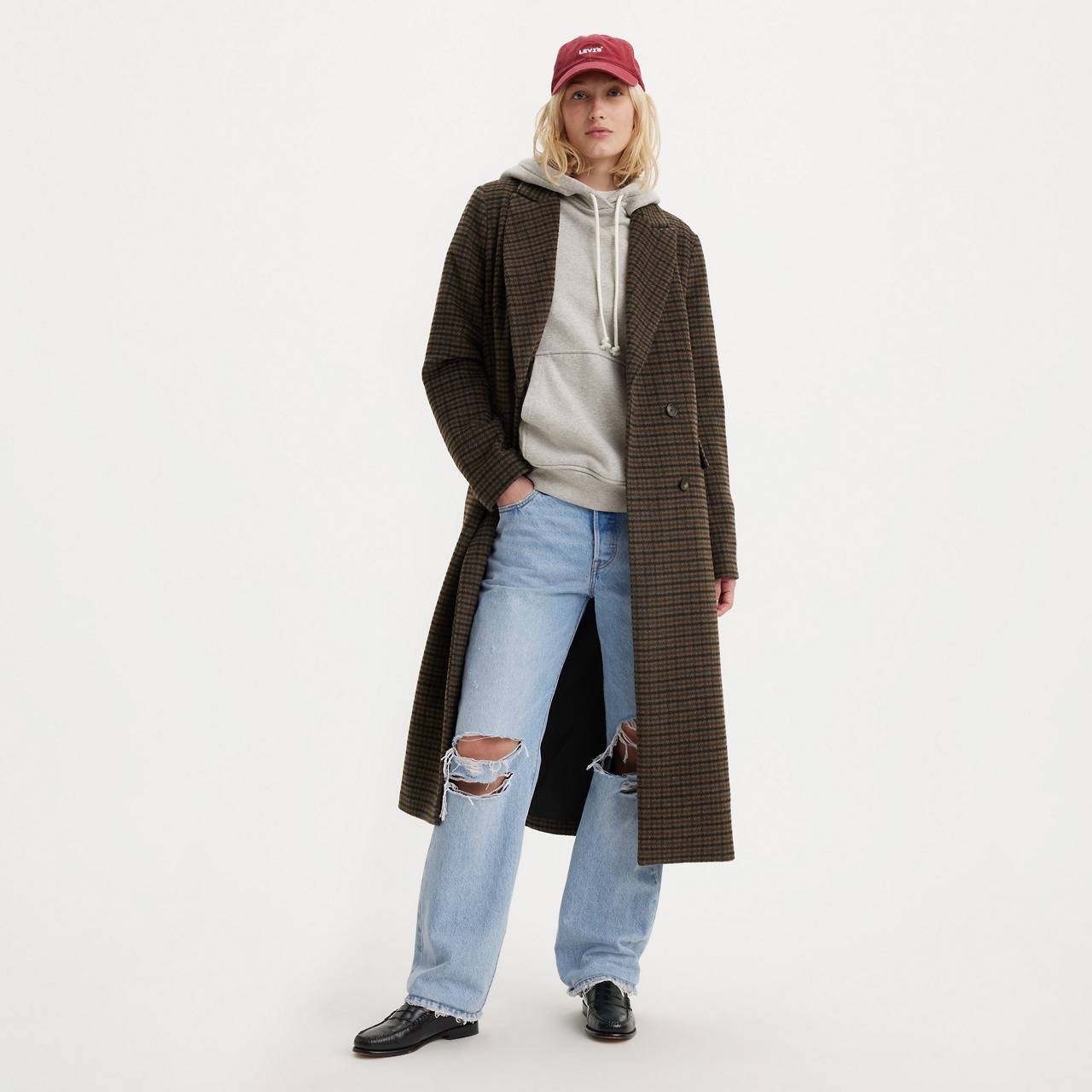 HOODIE BLAZER COAT - 2