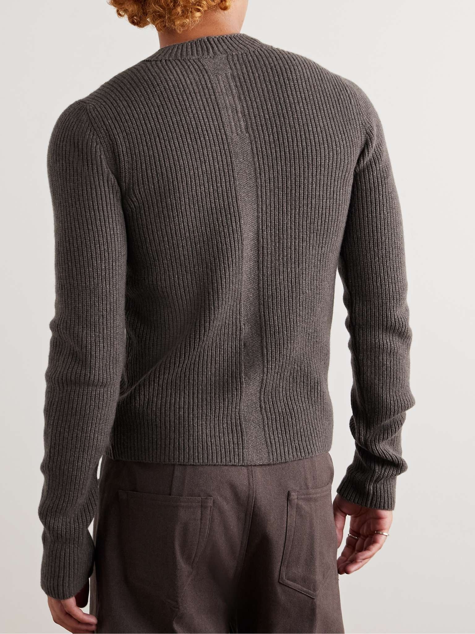 Ribbed Recycled-Cashmere and Wool-Blend Sweater - 3