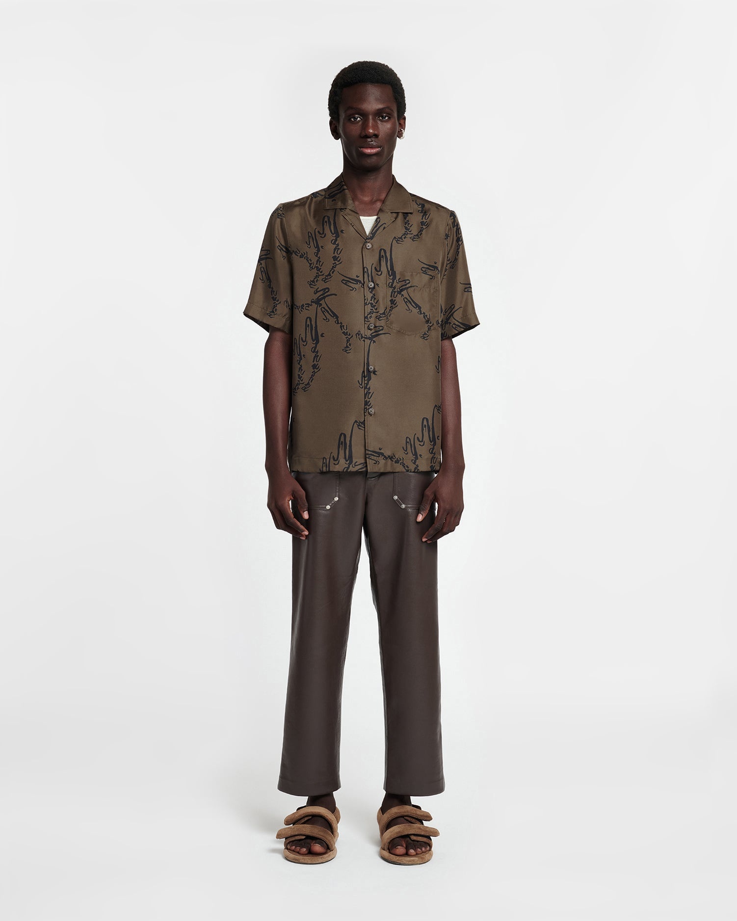 Printed Silk-Twill Shirt - 2