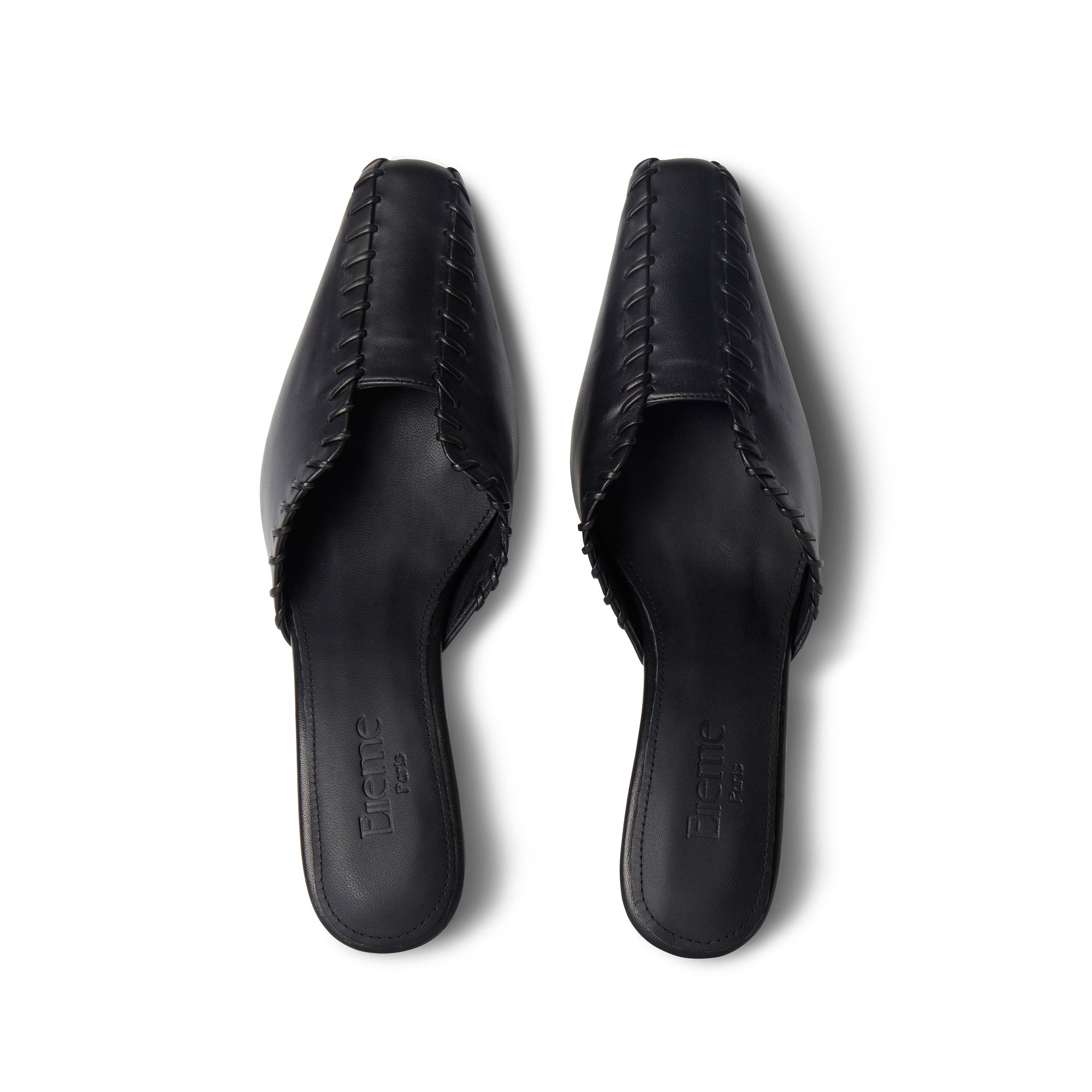 Mules Stitch Black - 3