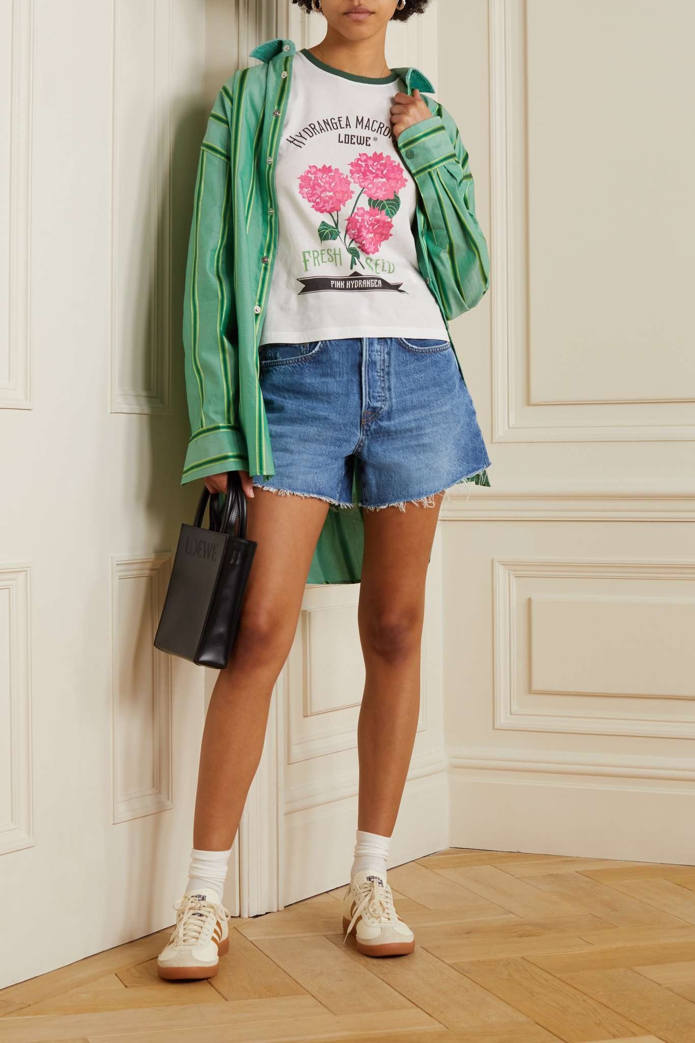 Celina frayed denim shorts - 2