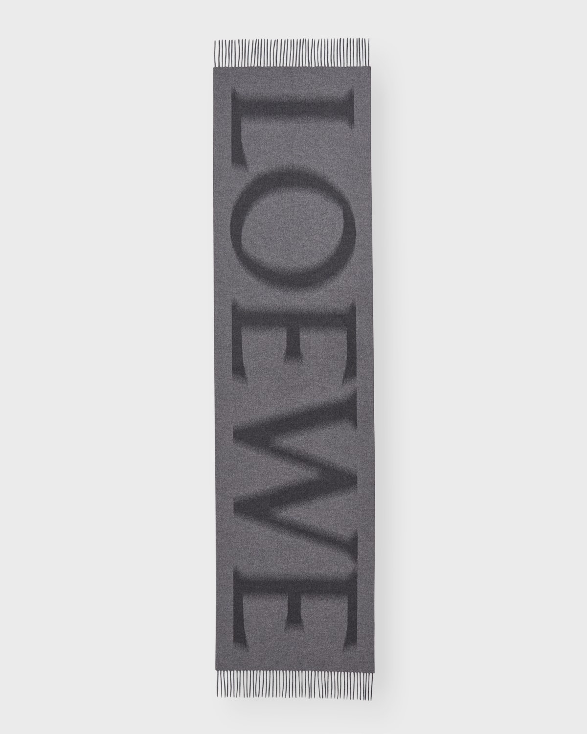 Blurred Wool-Cashmere Scarf - 1