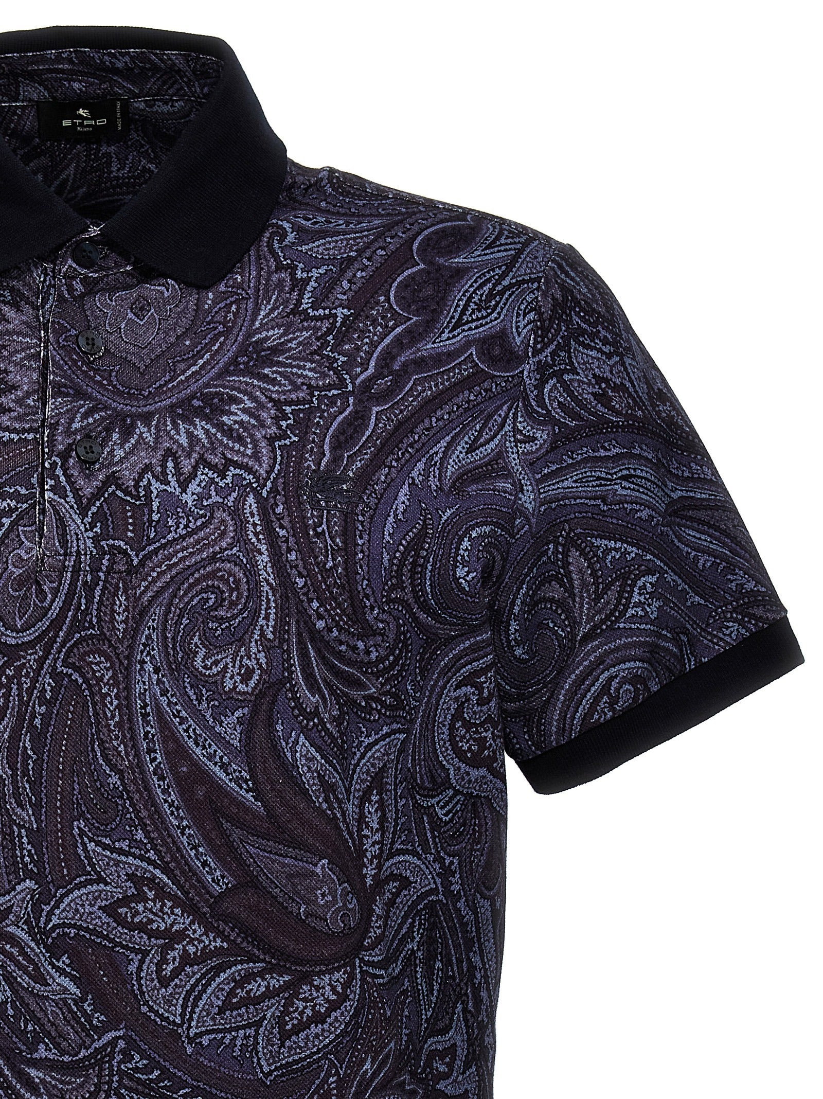 Paisley Polo Blue - 3