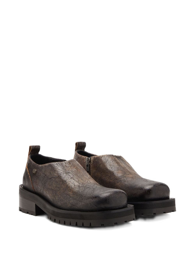 Diesel D-Texan zip-detail derby shoes outlook