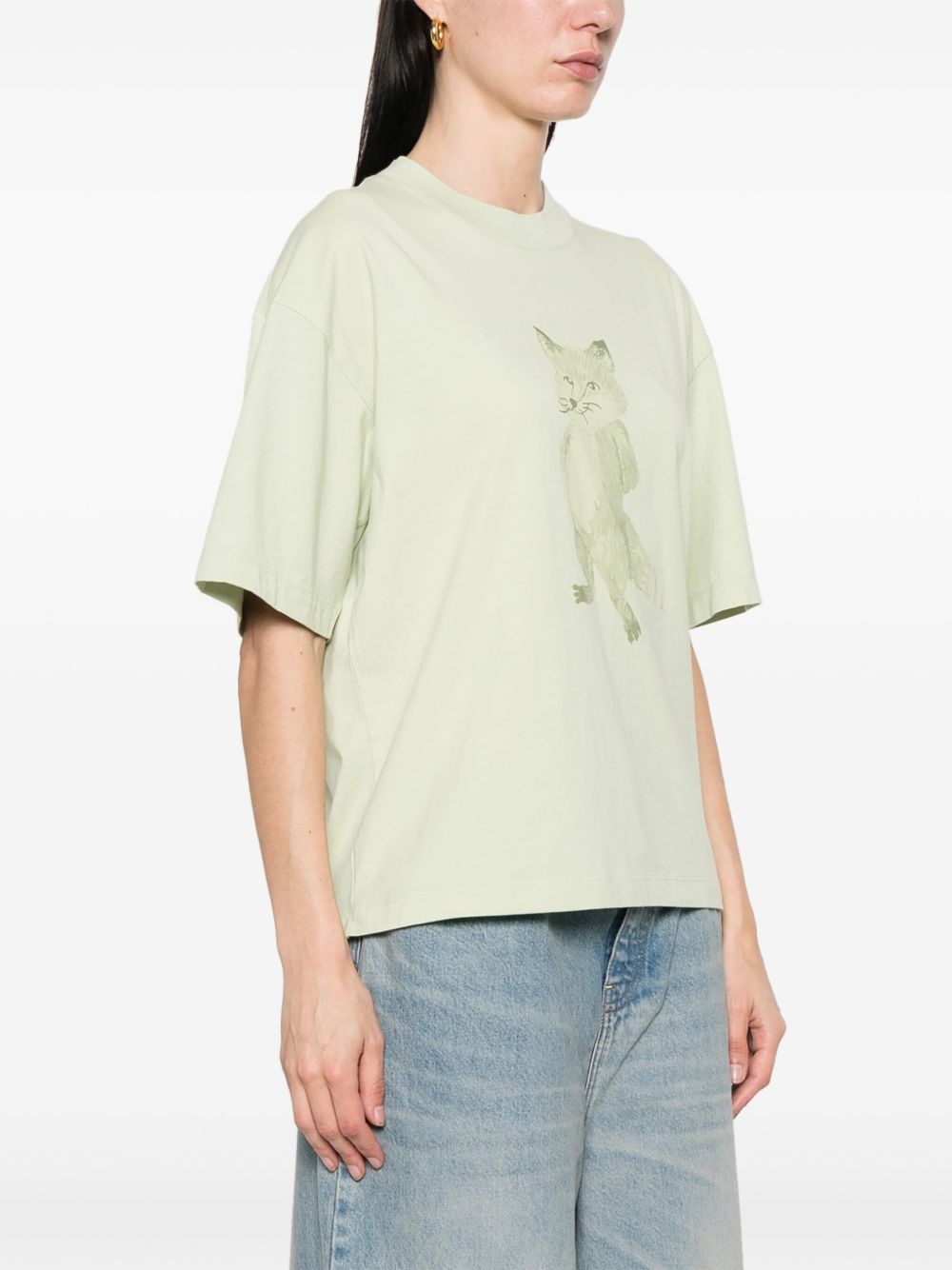 Lady Fox-print T-shirt - 3