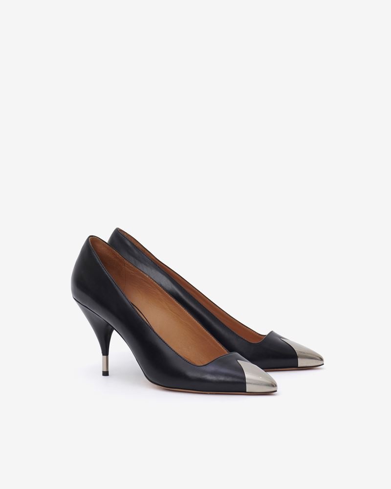 PRYSKA LEATHER PUMPS - 3