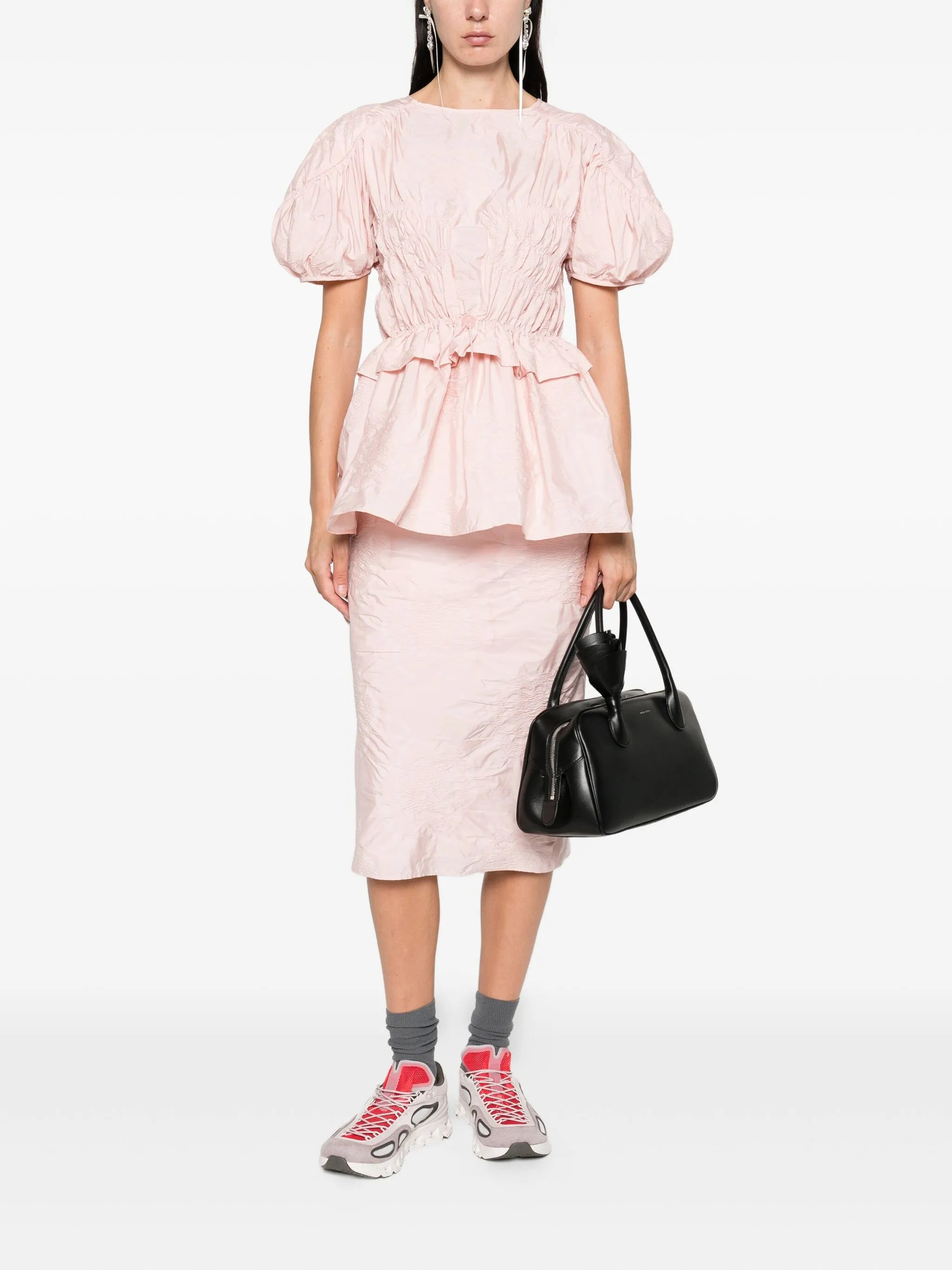 Cecilie Bahnsen Pleated Midi Skirt - 3