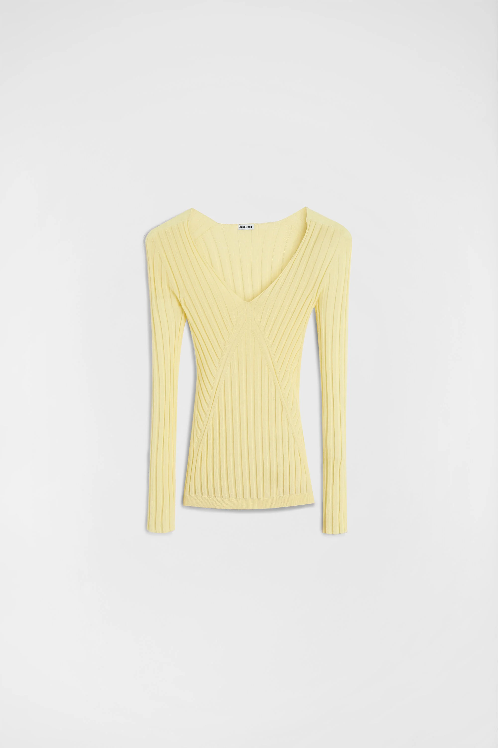 Cashmere Blend V-Neck Sweater - 1