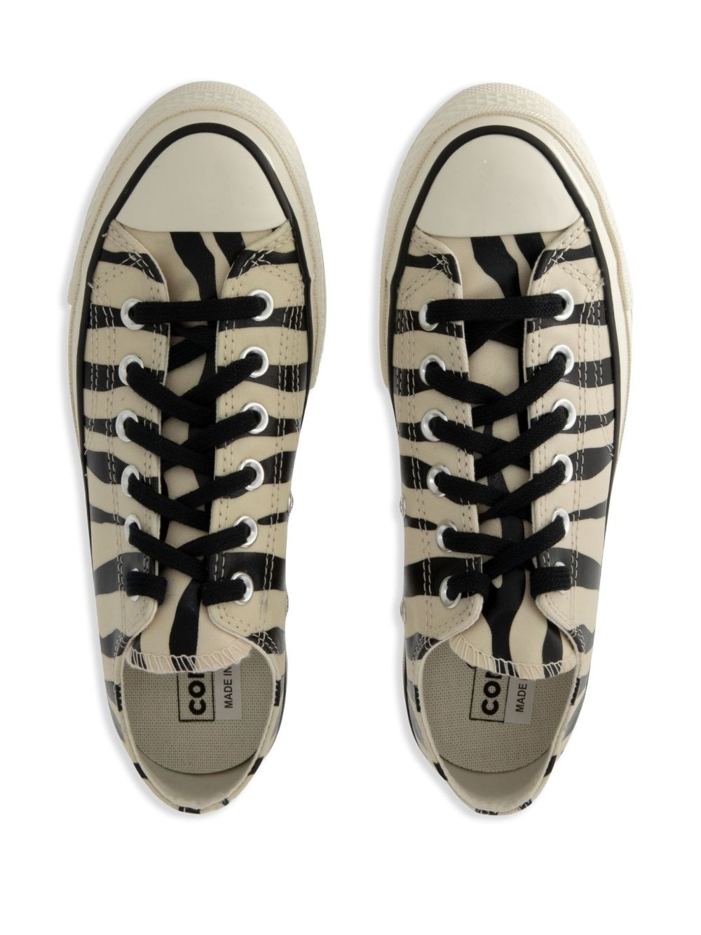 zebra pattern trainers - 4