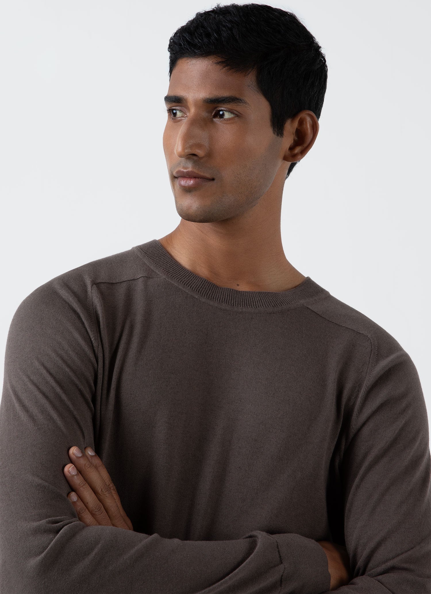 Sea Island Cashmere Crew Neck Jumper - 6