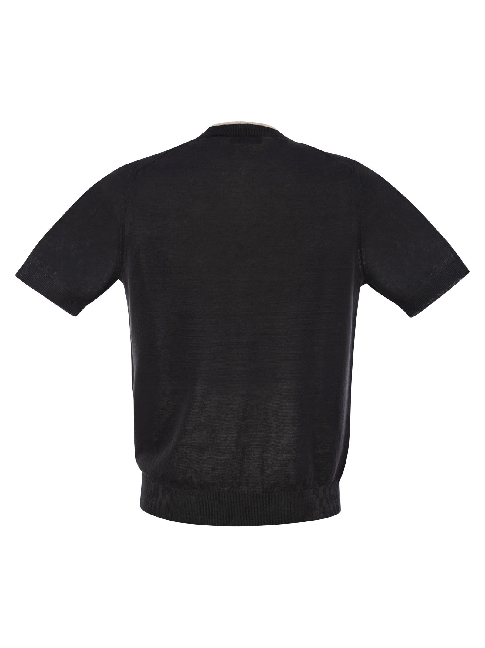 Peserico - Peserico Men T-Shirt In Linen And Cotton Yarn - 2