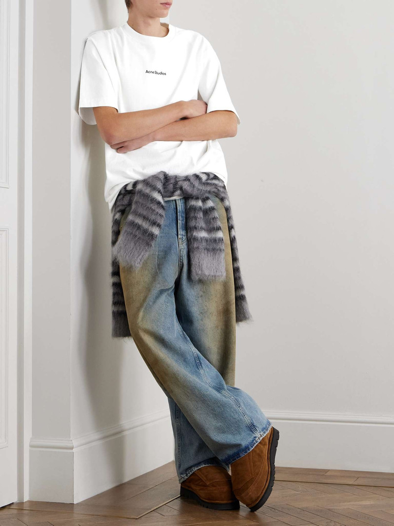 Acne Studios Exford U Logo-Print Organic Cotton-Jersey T-Shirt outlook