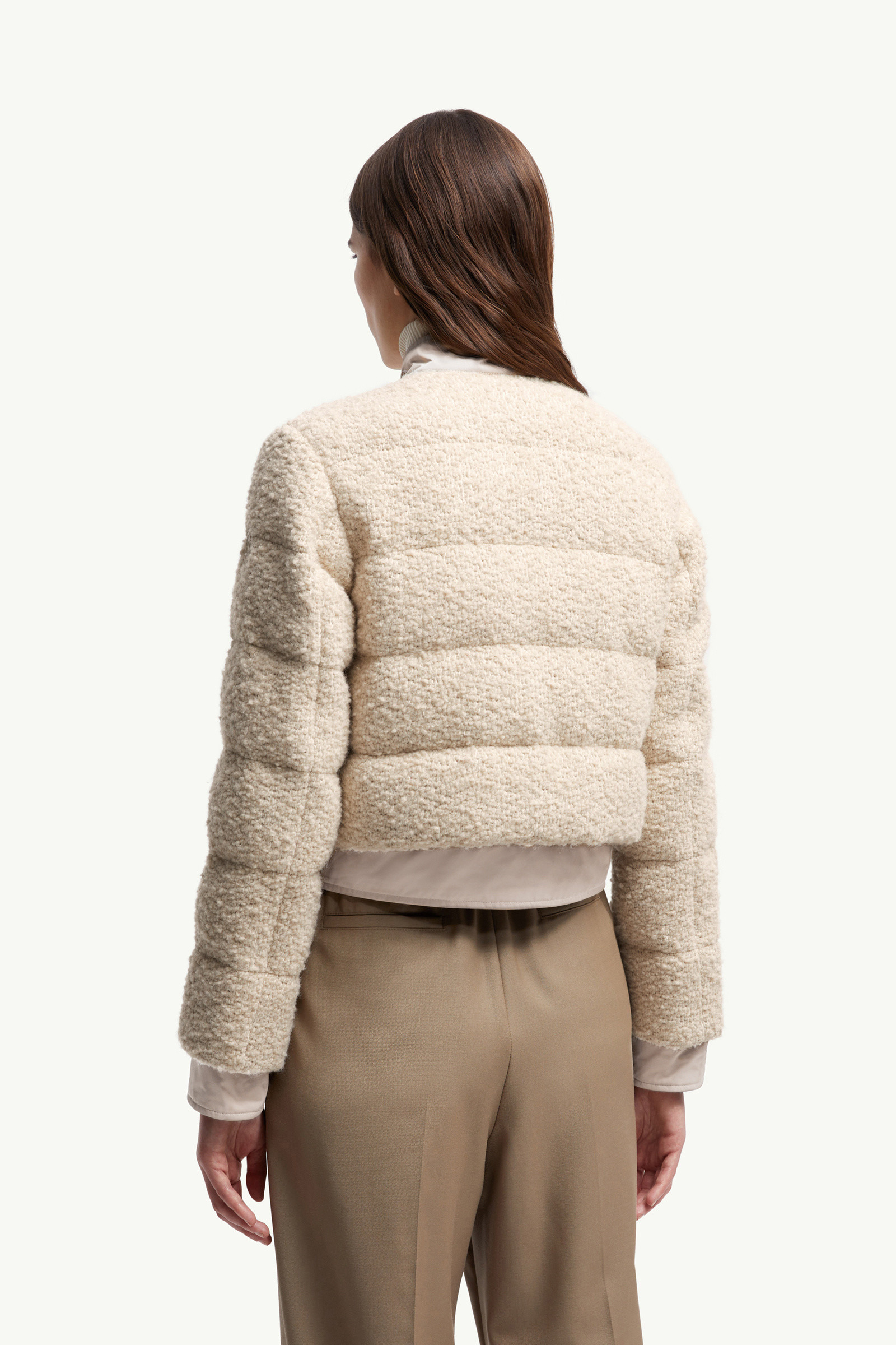 Blandy Wool Blend Bouclé Short Down Jacket - 5