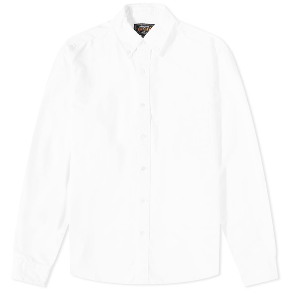 Beams Plus Button Down Oxford Shirt - 1