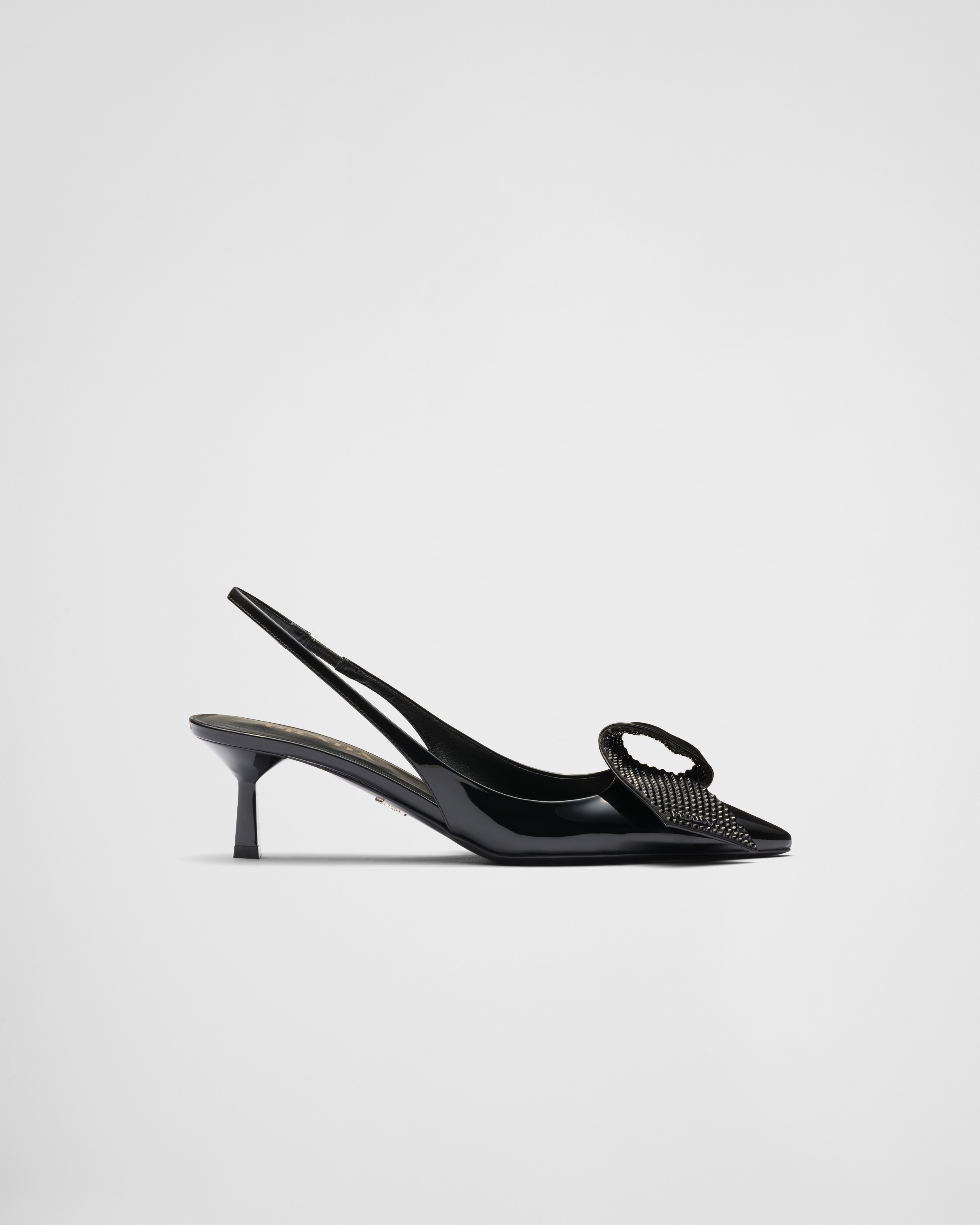 Patent leather slingback pumps - 2