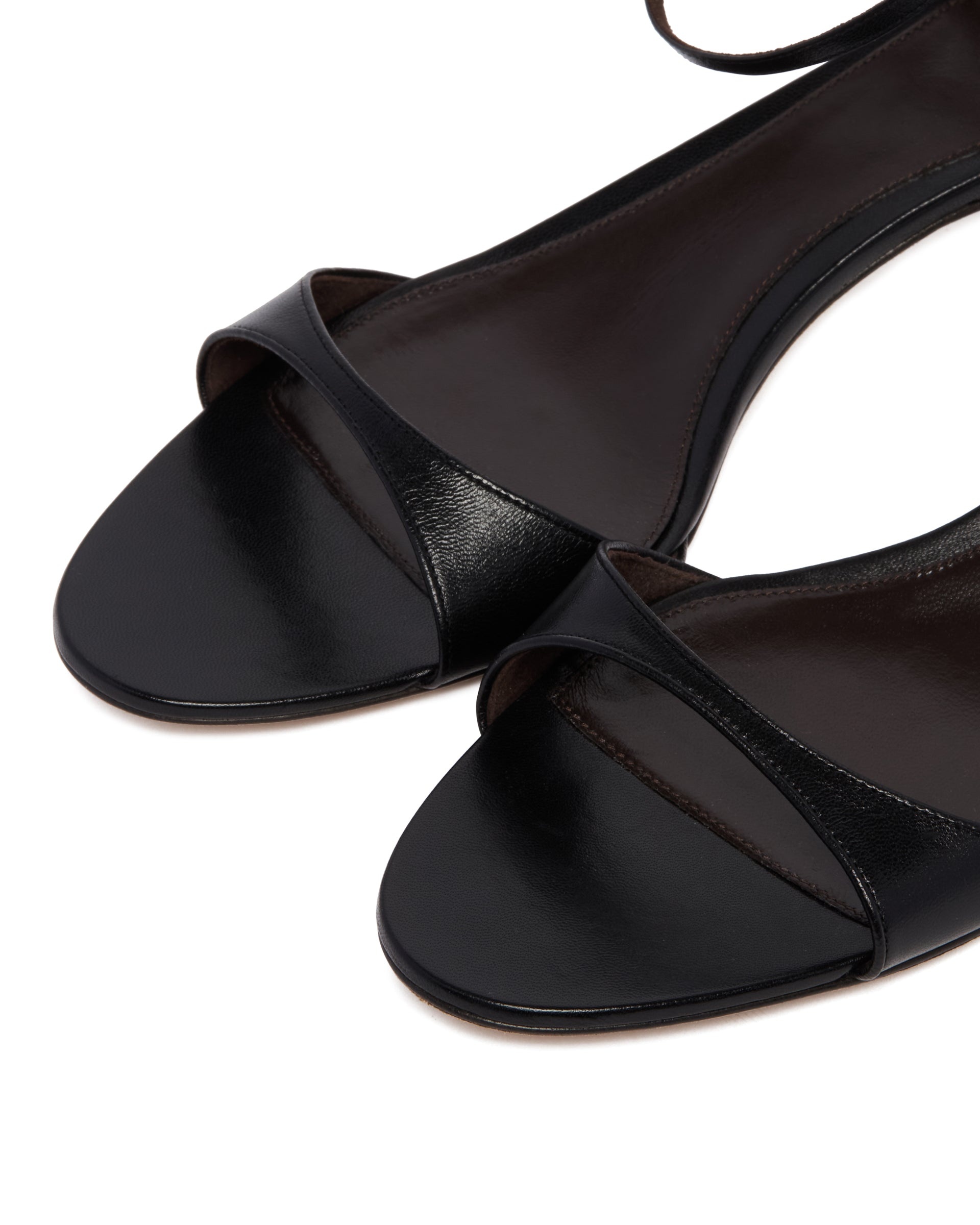 Black Vika Sandals - 6