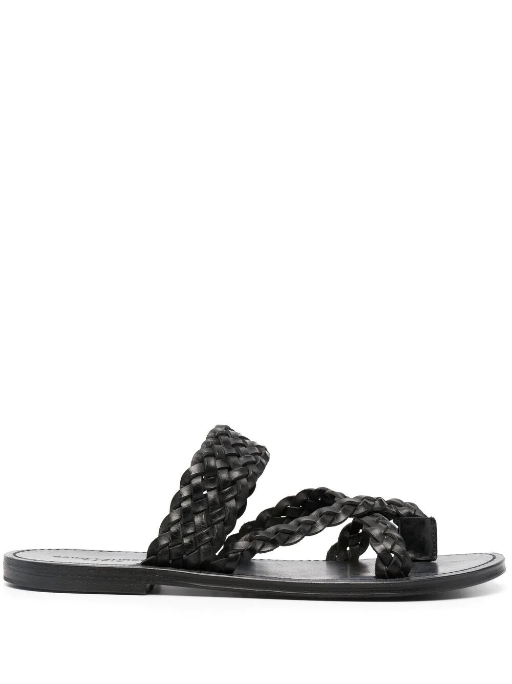 rope-detail slip-on sandals - 1