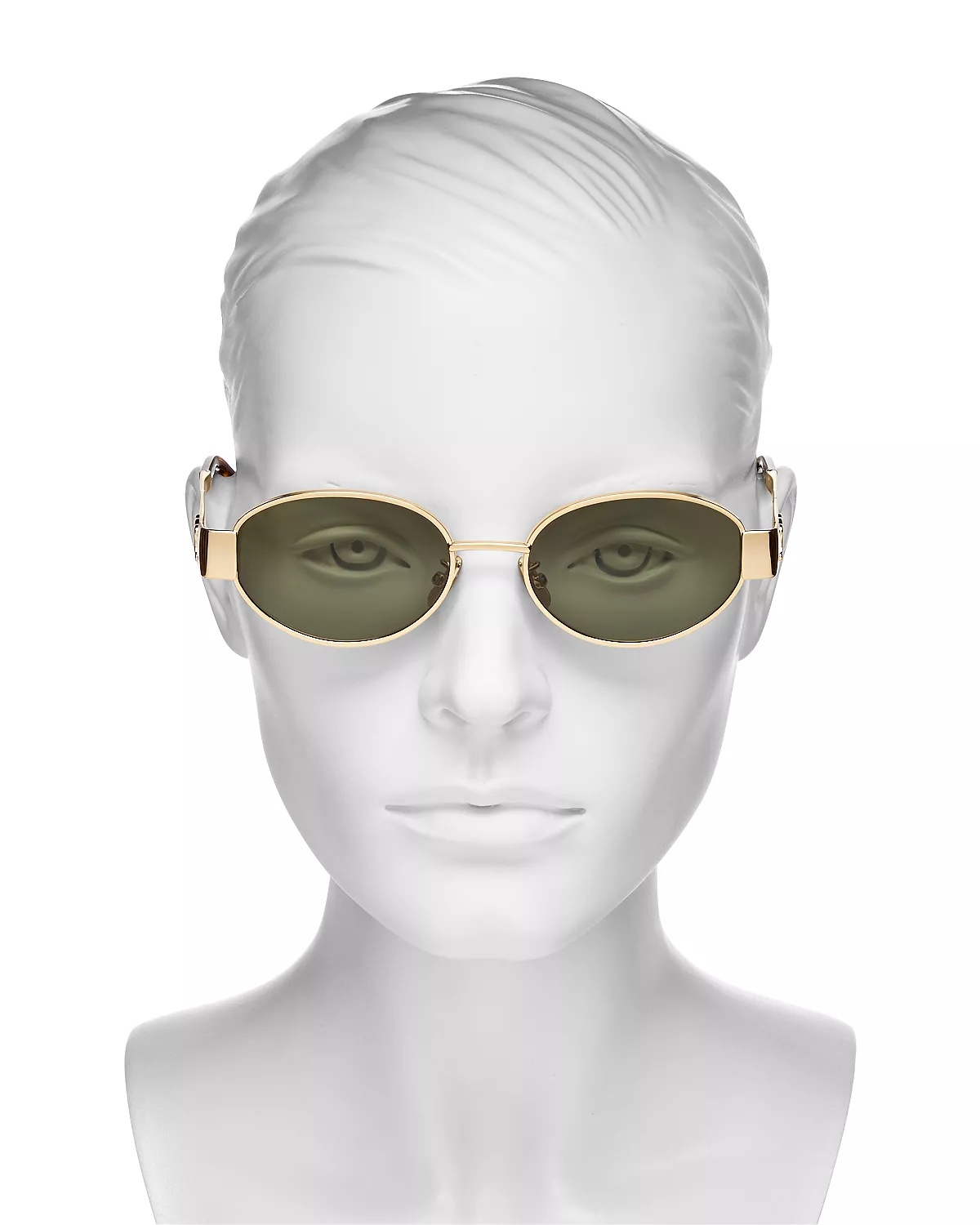 Triomphe Metal Round Sunglasses, 54mm - 3