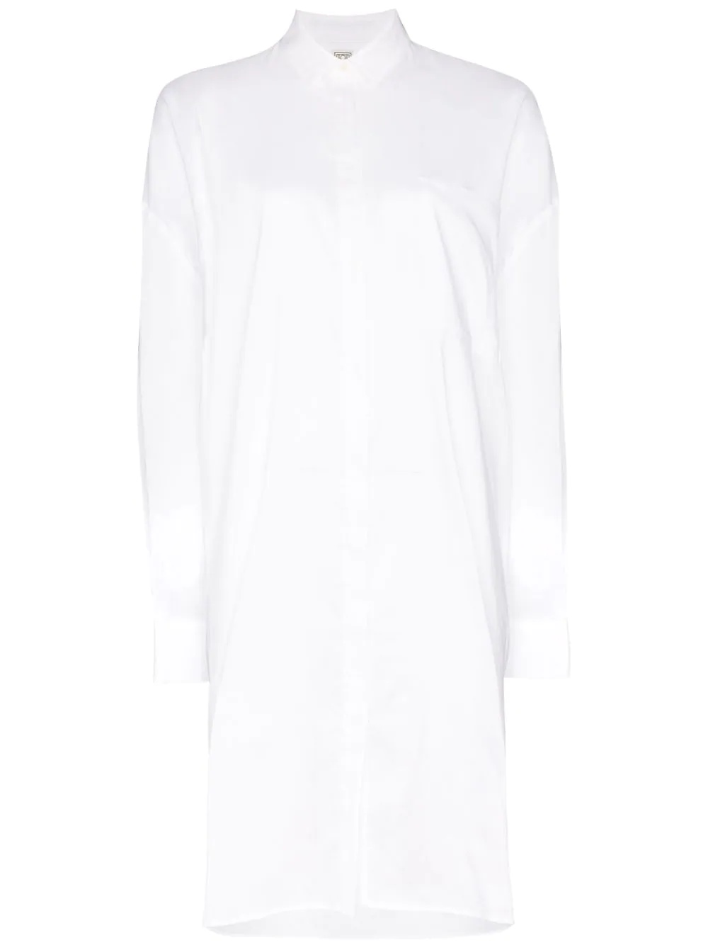 shift-silhouette shirt dress - 1