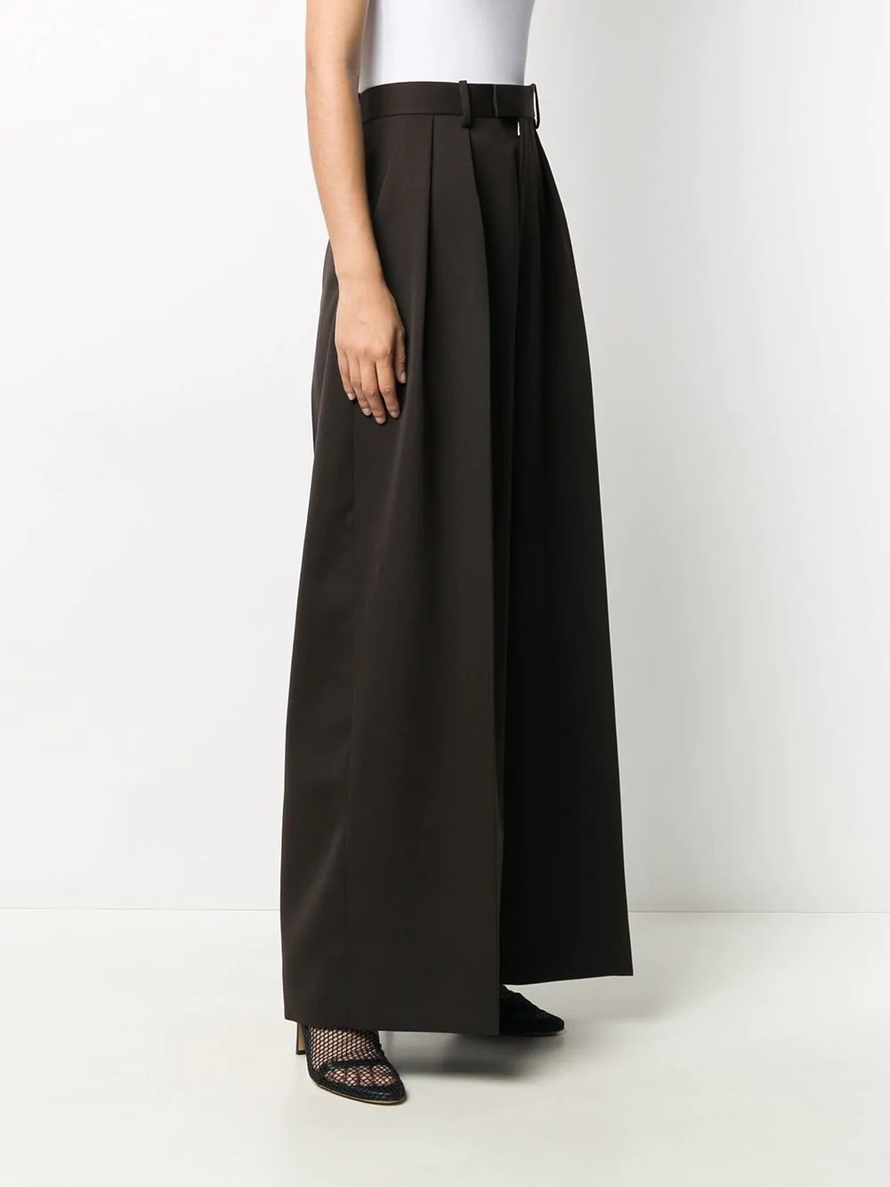 wide leg tailored trousers - 3