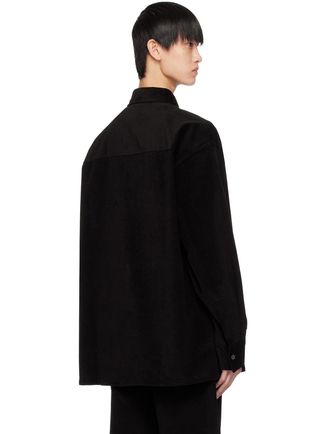 トップス STUDIO NICHOLSON AKAKO SHIRT XS Black Akako Shirt by Studio Nicholson on Sale