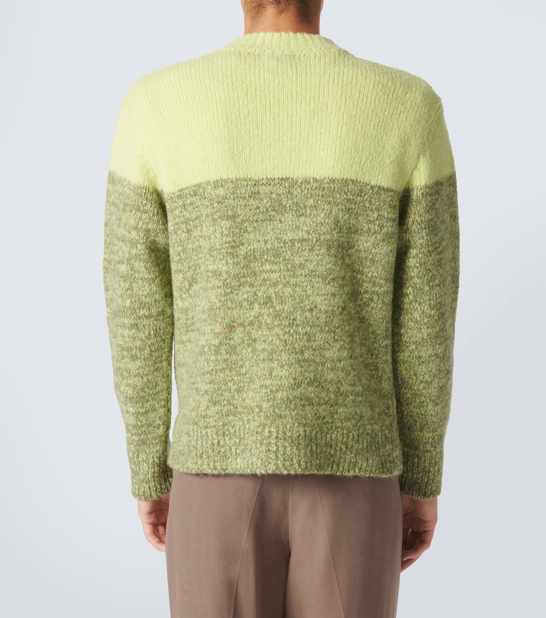Colorblocked alpaca and wool-blend sweater - 4