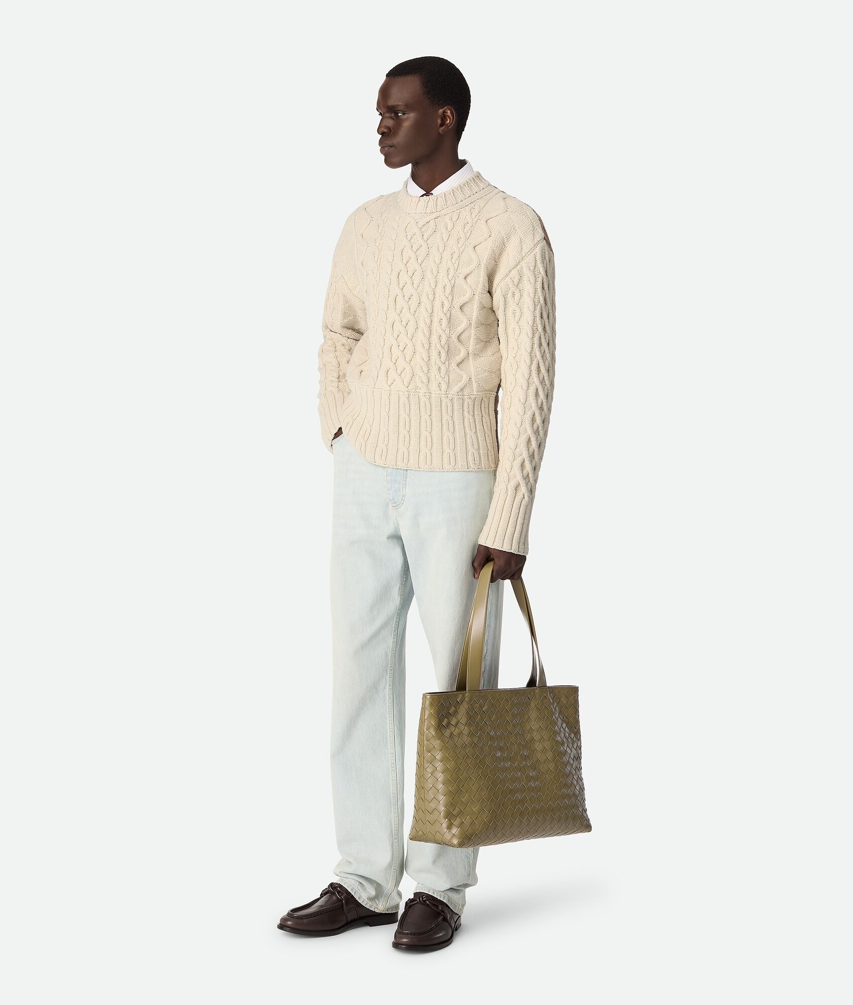 Small Intrecciato Zipped Tote - 2