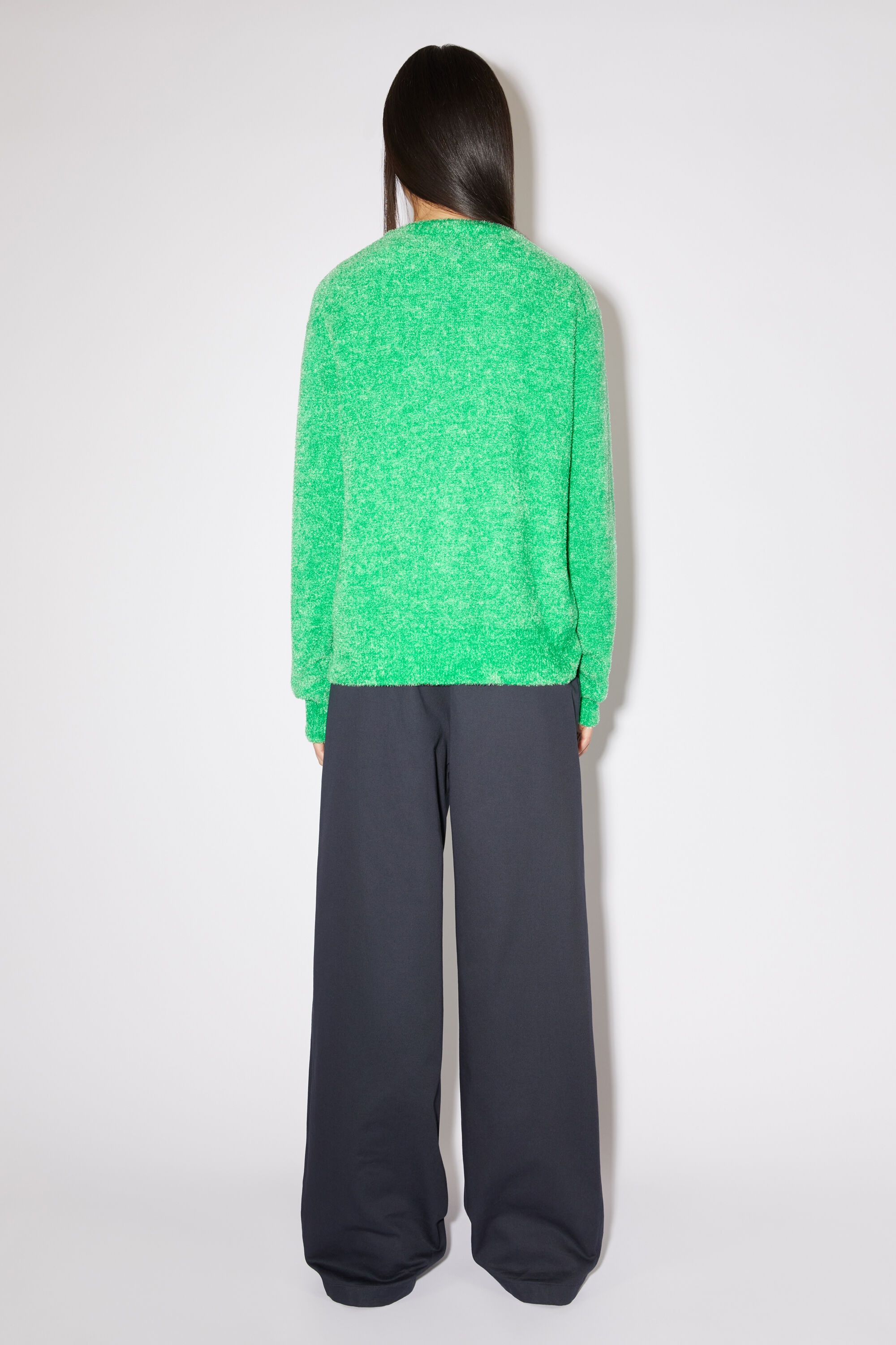 Crew neck knit jumper - Bright Green - 3