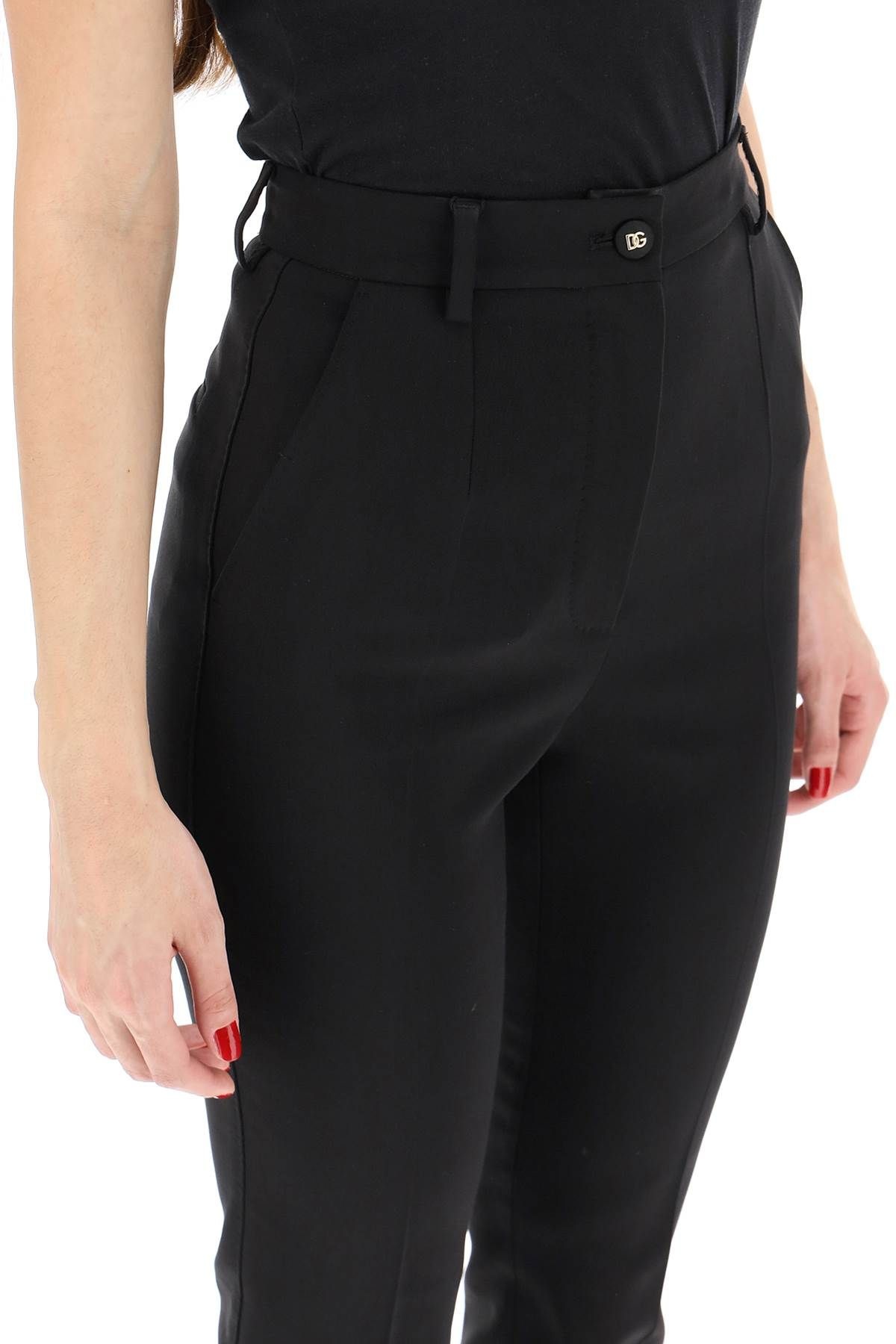 CUFFED CIGARETTE TROUSERS - 5