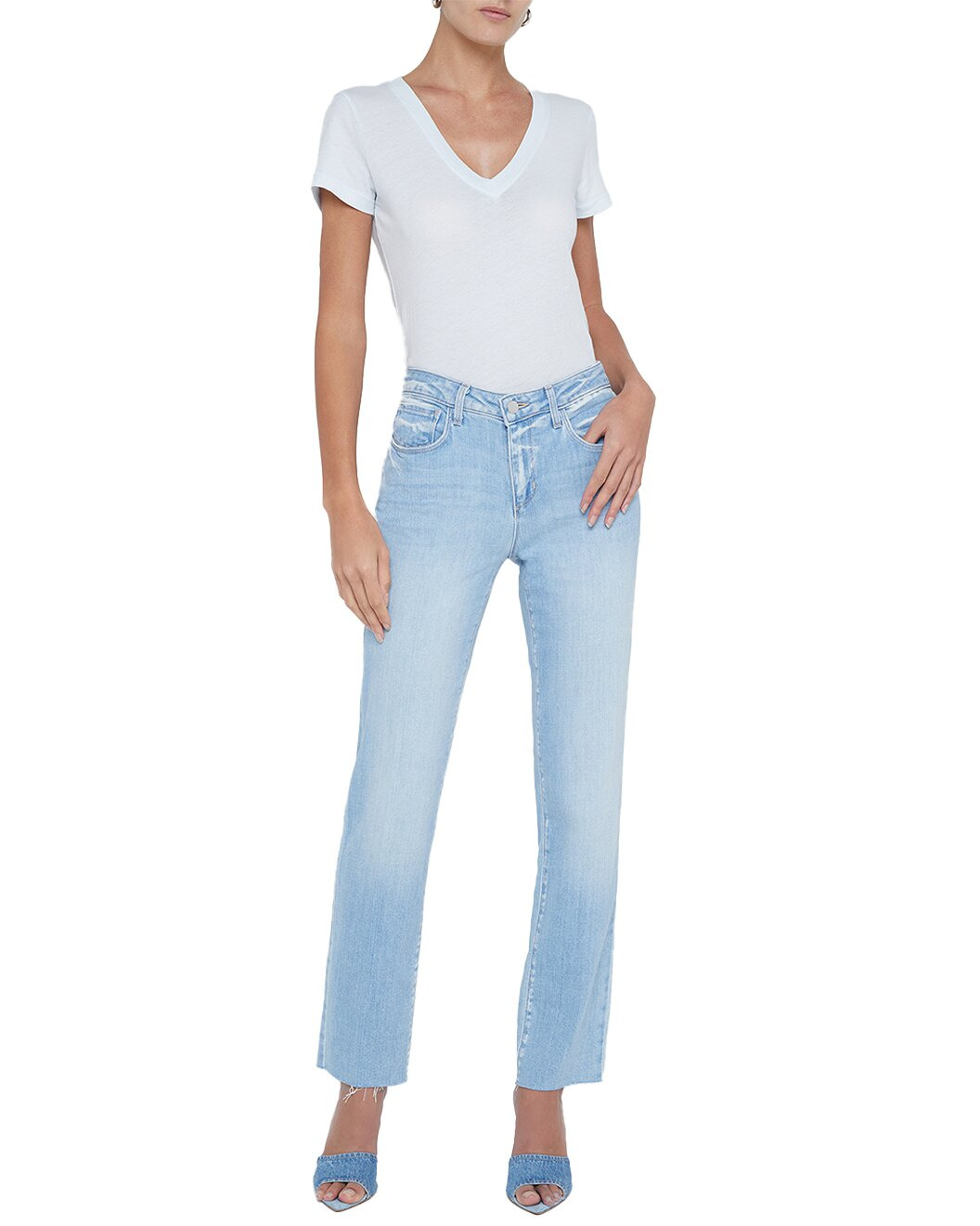L'AGENCE Milana Low-Rise Stovepipe Jean - 3