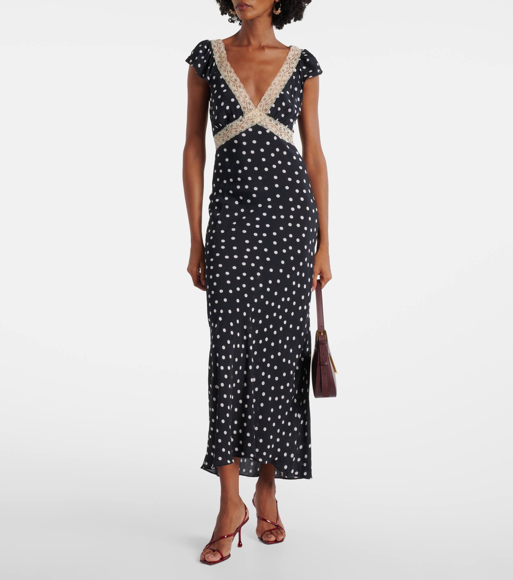 Iggy polka-dot maxi dress - 2