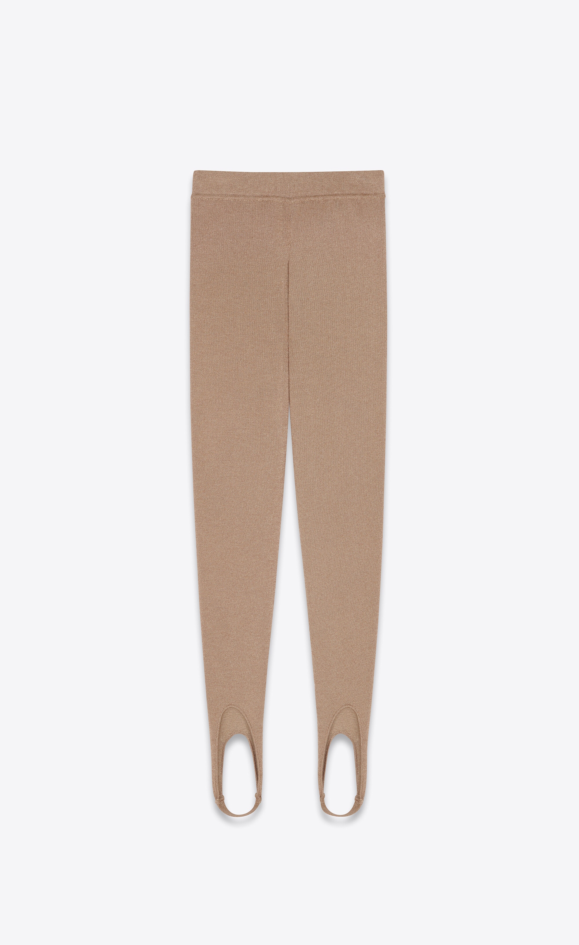 stirrup leggings in lurex knit - 1