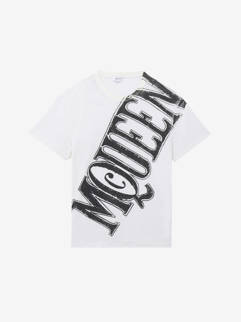 Alexander McQueen Sketch Logo Print T-shirt outlook