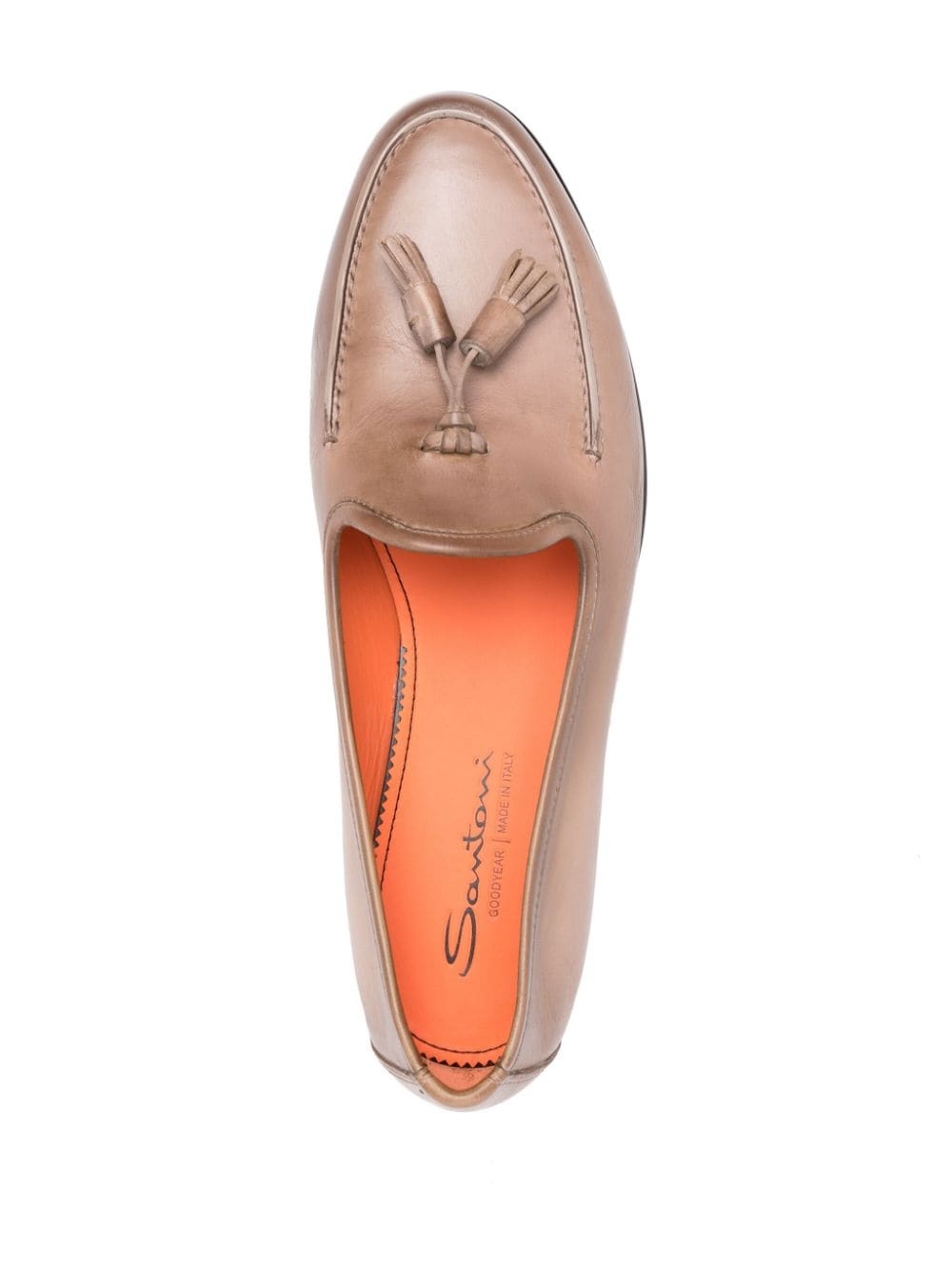Andrea tassel leather loafers - 4