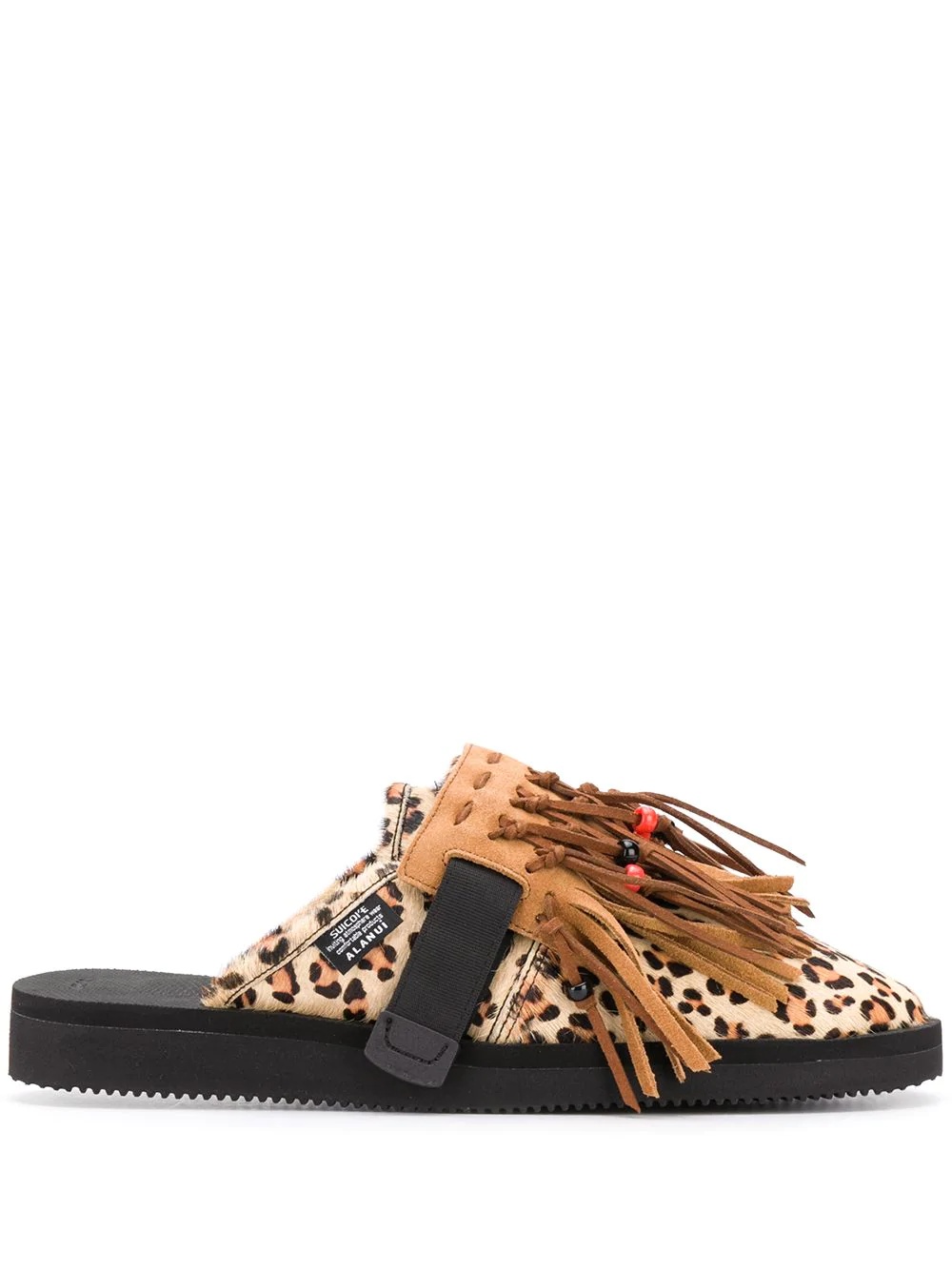 Biscuit Leopard Suicoke slippers - 1