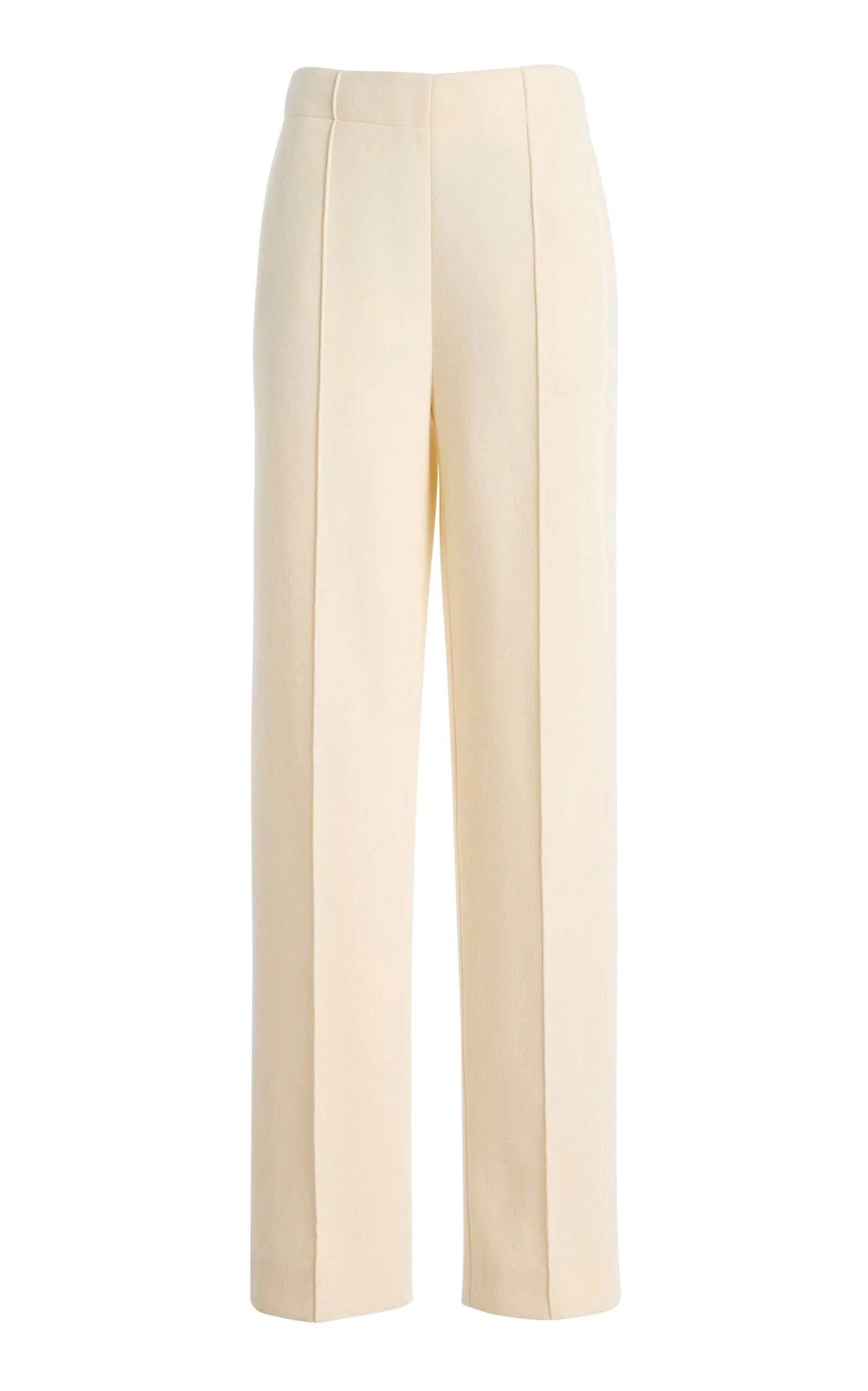 Zee Scuba Straight-Leg Pants ivory - 1