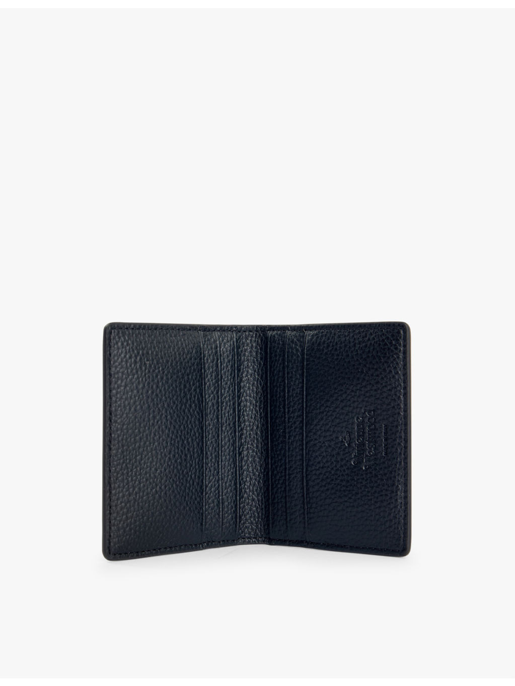 Logo-plaque faux-leather cardholder - 4