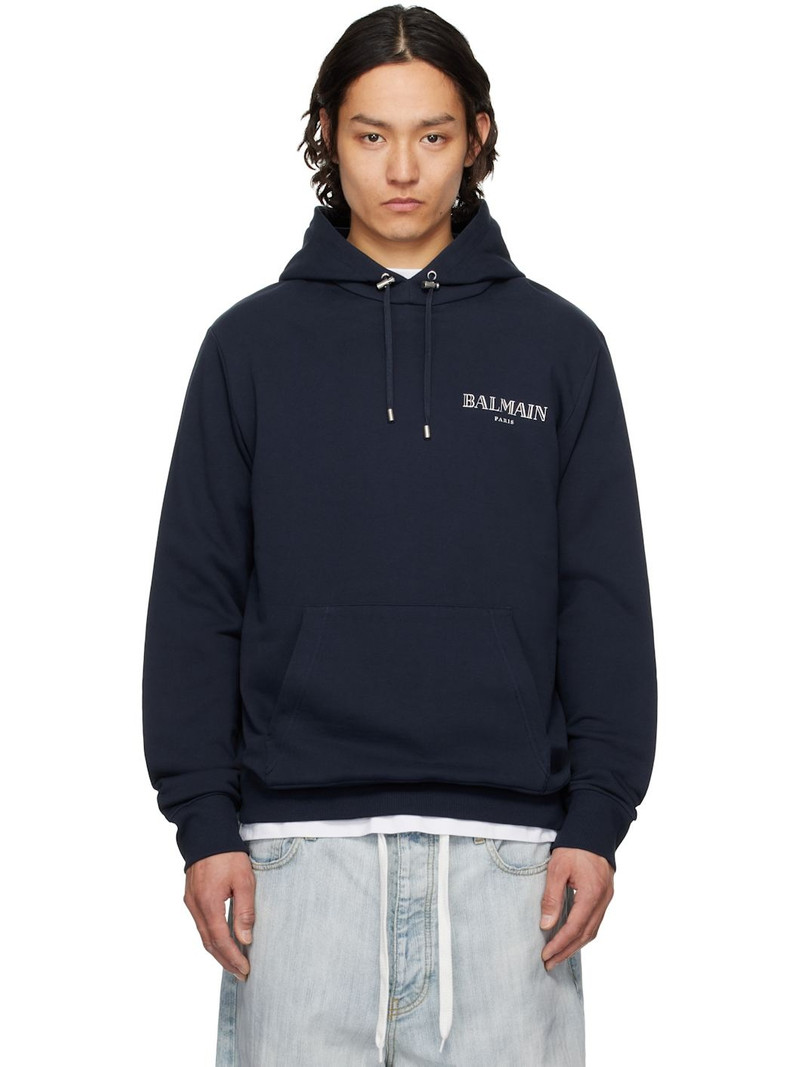 Navy Vintage Gel Hoodie 1