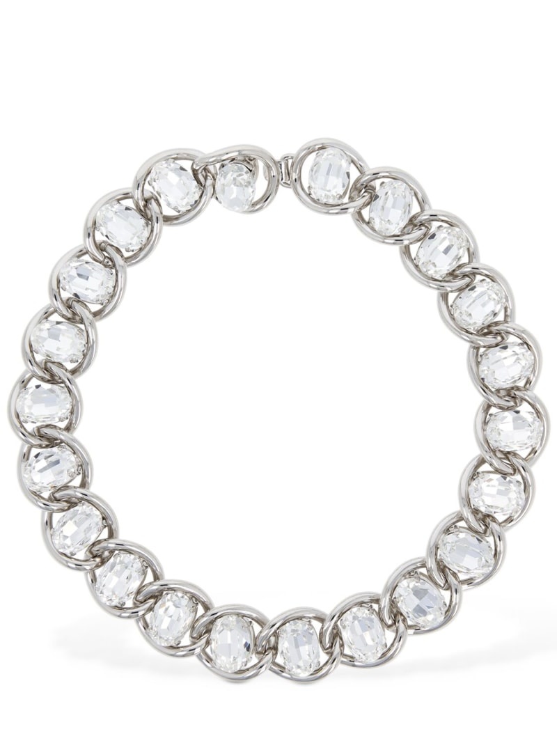 Crystal stone collar necklace - 1