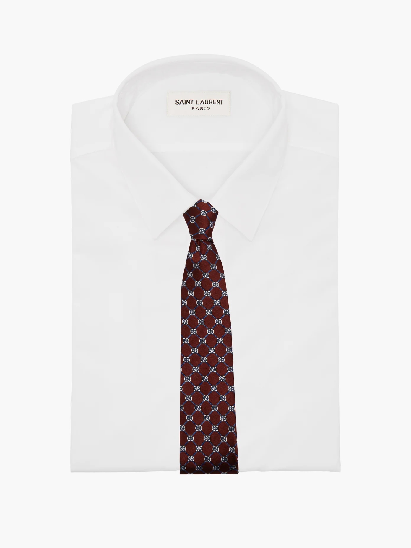 GG-jacquard silk tie - 2