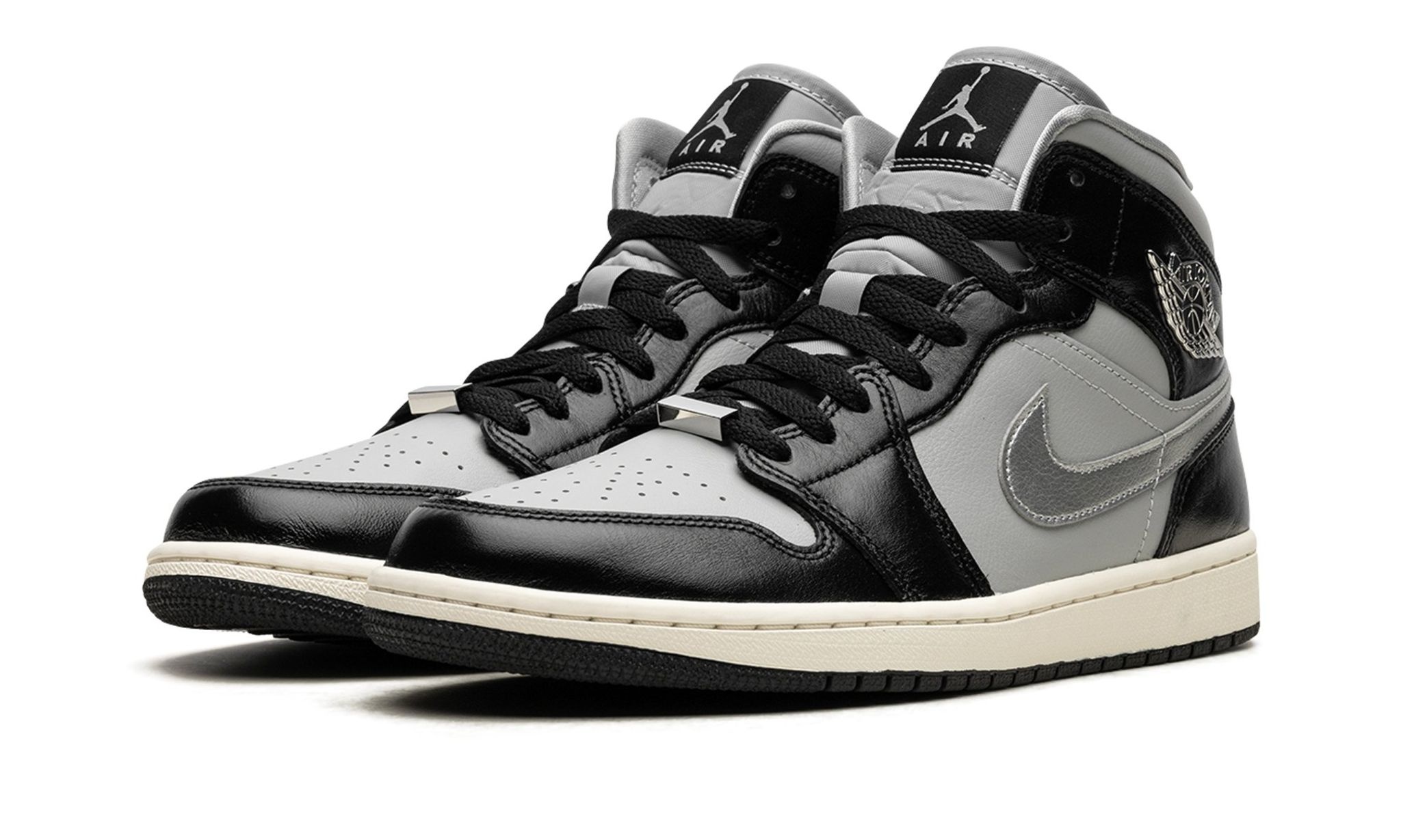 Air Jordan 1 Mid SE WMNS "Black Chrome" - 2