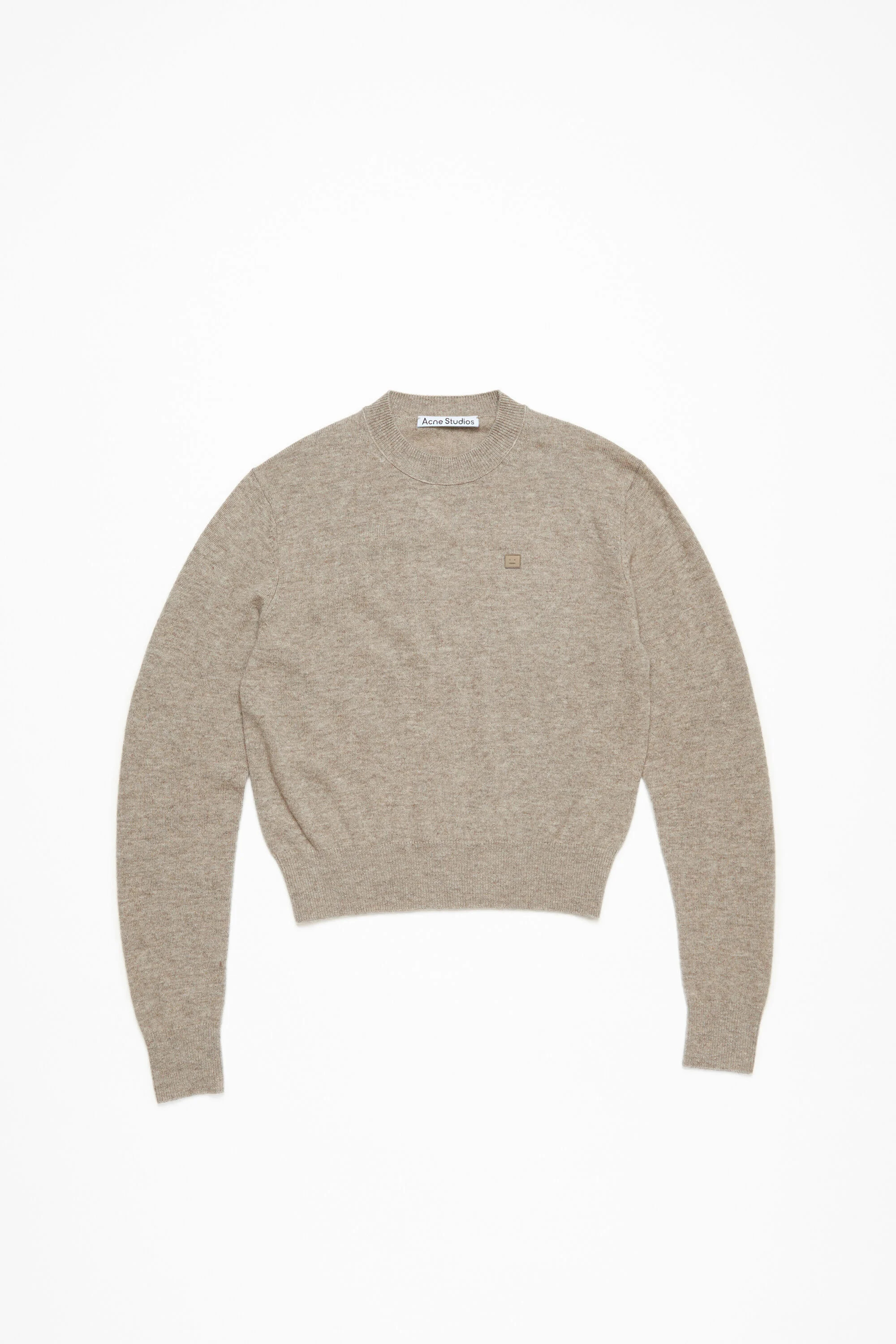 Jumper yak wool - Greige melange - 6