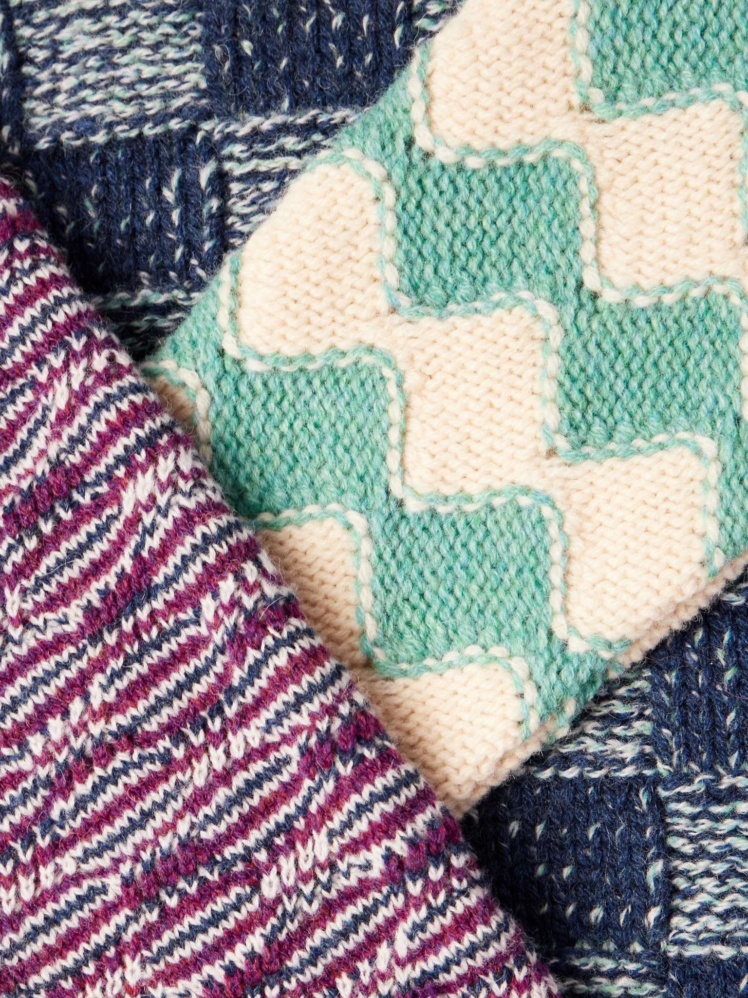 Intarsia Virgin Wool Sweater - 4